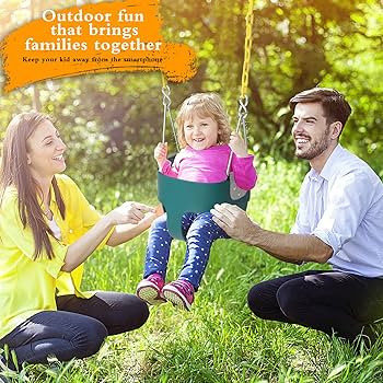 Amazon.com: Ktaxon Toddler Bucket Swing, High Back Full Kids